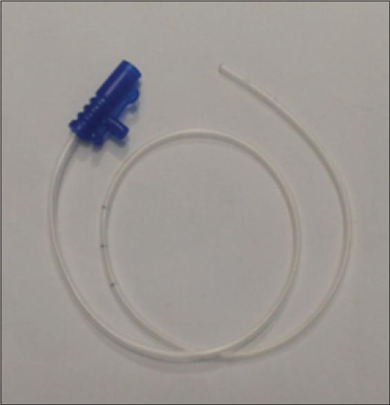 Size six feeding tube