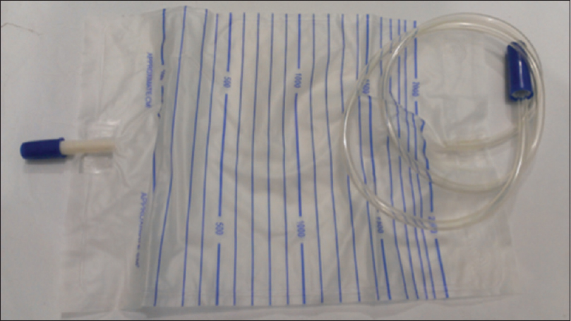 Standard sterile collection bag